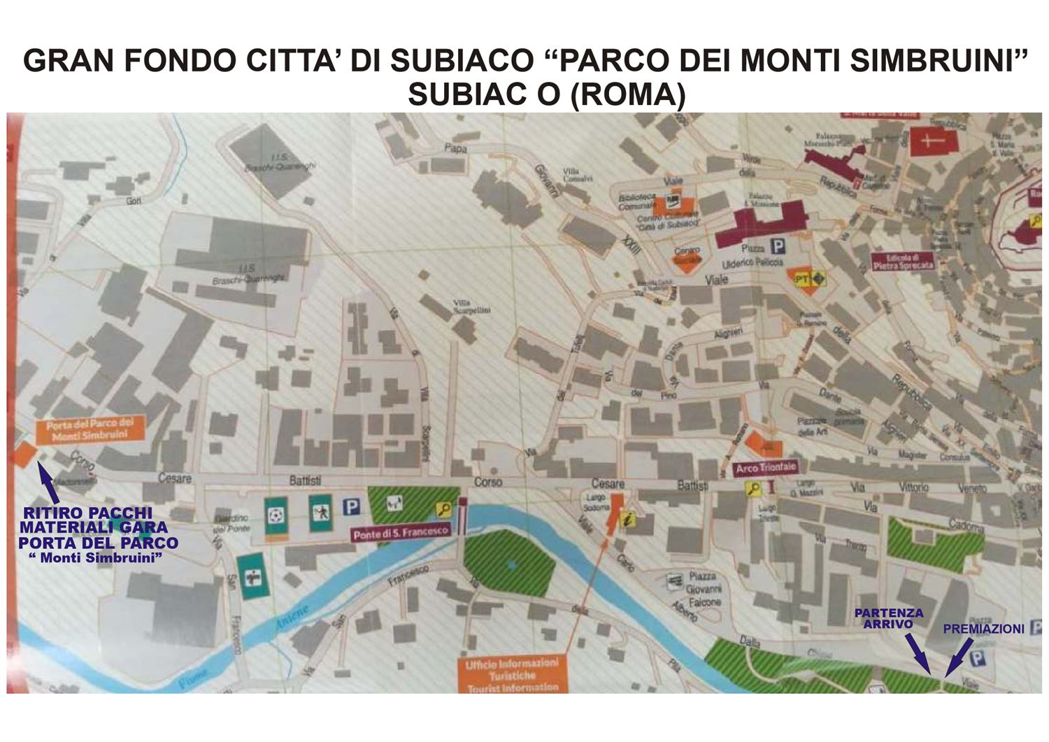 Planimetria dei percorsi